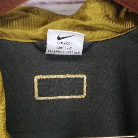 Nike Air Basketball Army Green Zippered Mens Size Large Pullover - Picture 2 of 7